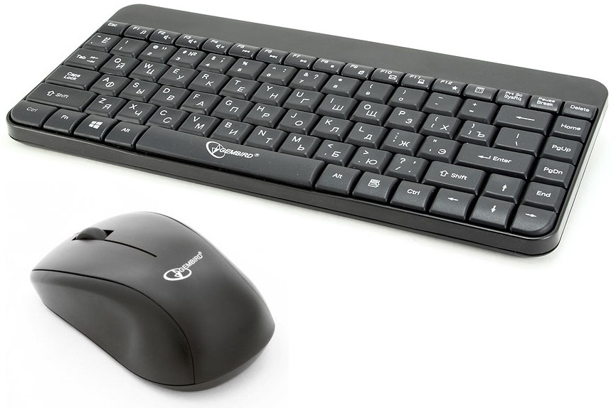 Клавиатура+мышь беспроводные Gembird KBS-7004 (black)