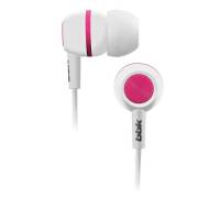 Наушники BBK EP-1230S (затычки, без микрофона, 1.2m, white-pink)