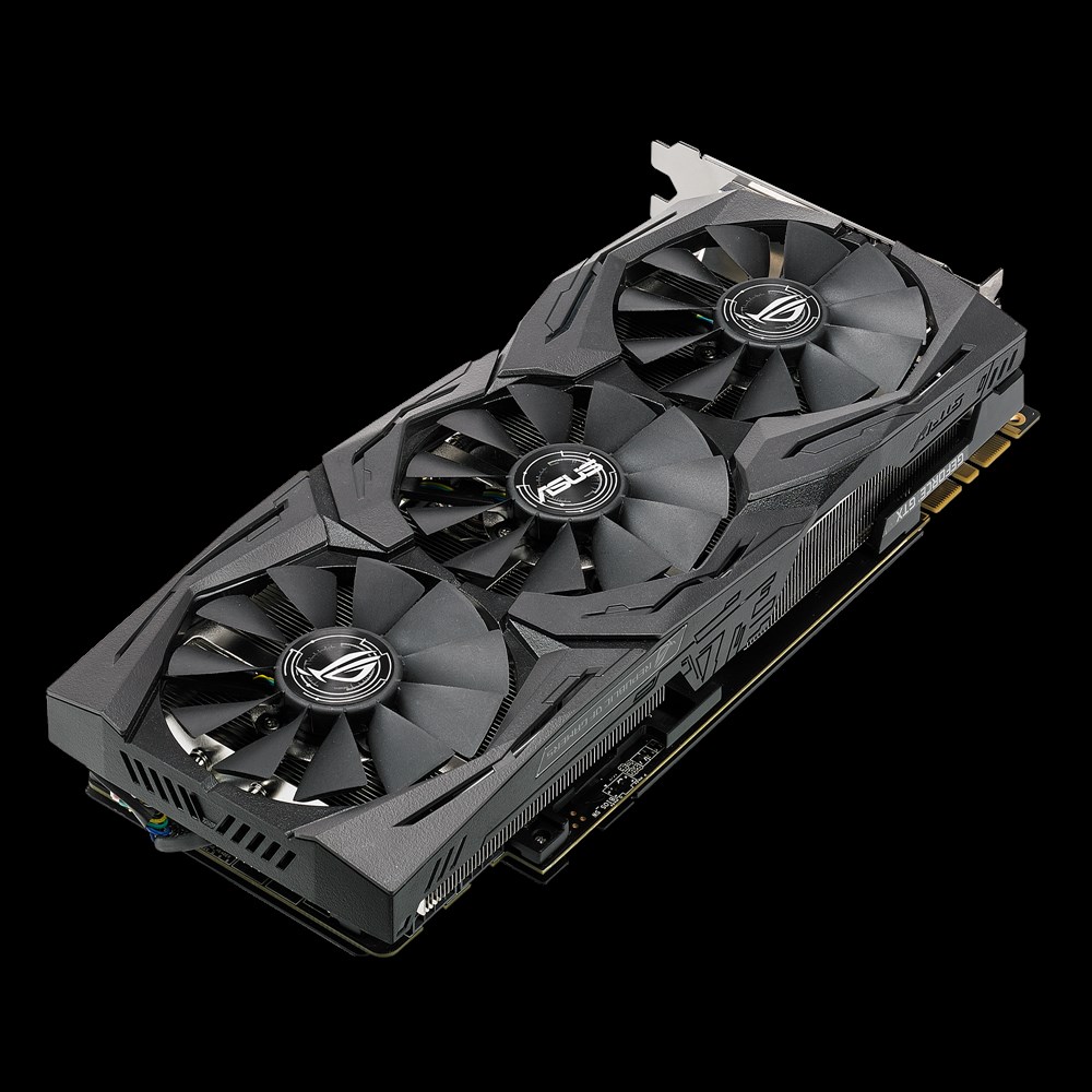 Видеокарта ASUS GF GTX1080 81924Mb (ROG-STRIX-GTX1080-O8G-11GBPS, 256bit, GDDR5X, DVI+2*HDMI+2*DP) RTL