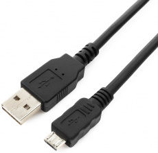 Кабель USB 2.0 Am - micro USB 1.0m (CC-mUSB2D-1M, медь, мультиразъём, экранированный, black) Cablexpert