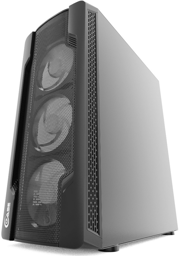 Корпус Powercase Mistral X4 Mesh (CMIXB-F4) (без БП, ATX, USB3.0, 4x Fan, black)
