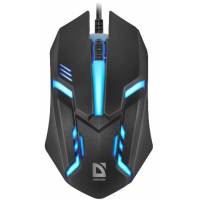 Мышь Defender HIT MB-550 (USB, optical, 1200dpi, подсветка, 1.5m, black)