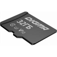 Карта памяти SDmicro Card 32Gb Digma (DGFCA032A01, Class 10, UHS-I, 70/20MB/s, адаптер SD)