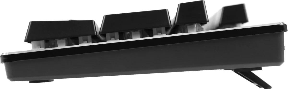 Клавиатура Acer OKW127 (USB, механическая, BLUE Switch, регулируемая подсветка, игровая, мультимедийная, 1.8m, black)