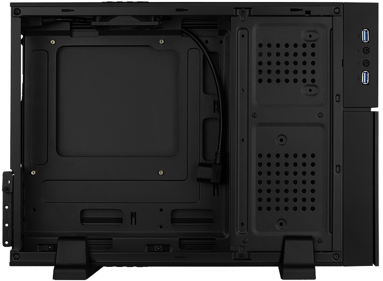 Корпус AeroCool Playa Slim (без БП (формата SFX), mATX / ITX, USB3.0, RGB, black)