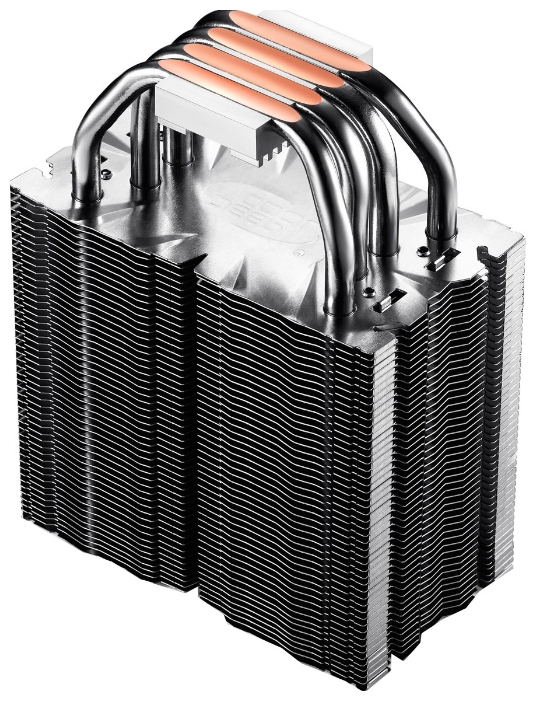 Вентилятор DEEPCOOL ICE BLADE PRO V2.0 (1150/1155/1156/1366/2011/775/AM2/AM3/FM1/FM2, 120mm, Al, 900-1500rpm, 21-32dBa, 4 тепловые трубки, 4pin, 150W) RTL