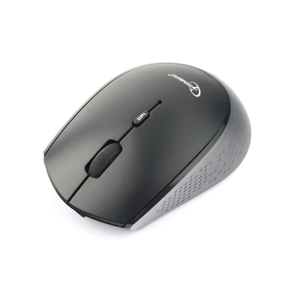 Мышь беспроводная Gembird MUSW-351 (Bluetooth, optical, 1600dpi, аккумулятор 400mAh, black)