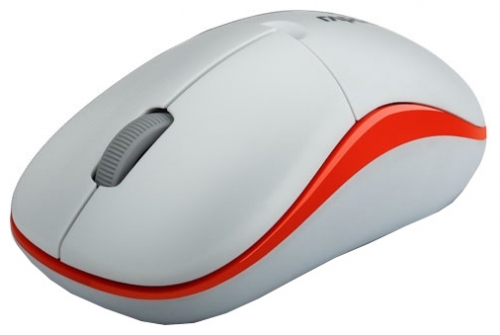 Мышь беспроводная Rapoo 1090p (5.8GHz, optical, 1000dpi, AA, white-orange)