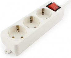 Сетевой удлинитель Гарнизон (ELB-G3-W-5, 3 розетки, 5 метров, 16A, white) OEM