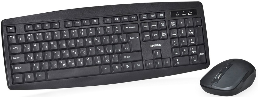 Клавиатура+мышь беспроводные Smartbuy ONE (SBC-212332AG-K, black)
