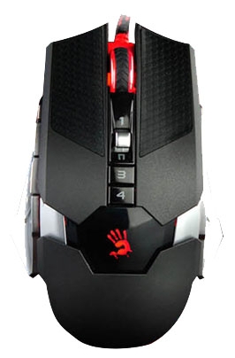 Мышь A4Tech Bloody T5 Winner (USB, optical, 4000dpi, игровая, black-silver)