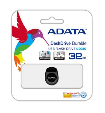 Флеш накопитель USB 2.0 32Gb ADATA UD310 (AUD310-32G-RBK, black)