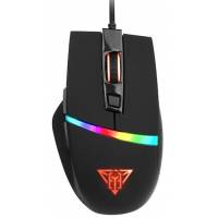 Мышь QUMO Dragon Eye M54 (USB, optical, 3200dpi, игровая, 4 цвета подсветки, black)