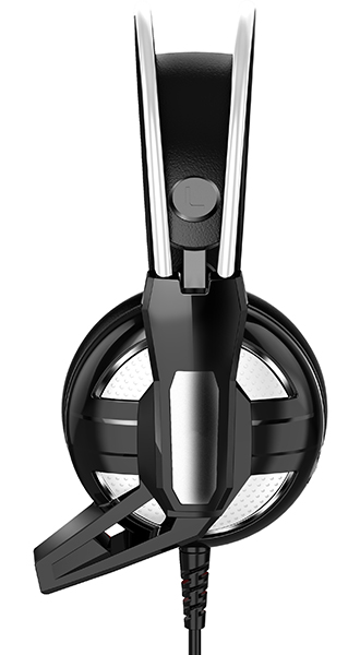 Наушники QUMO Manticora GHS0017 (полноразмерные закрытые, c микрофоном, подсветка RGB, игровые, 2.2m, black)