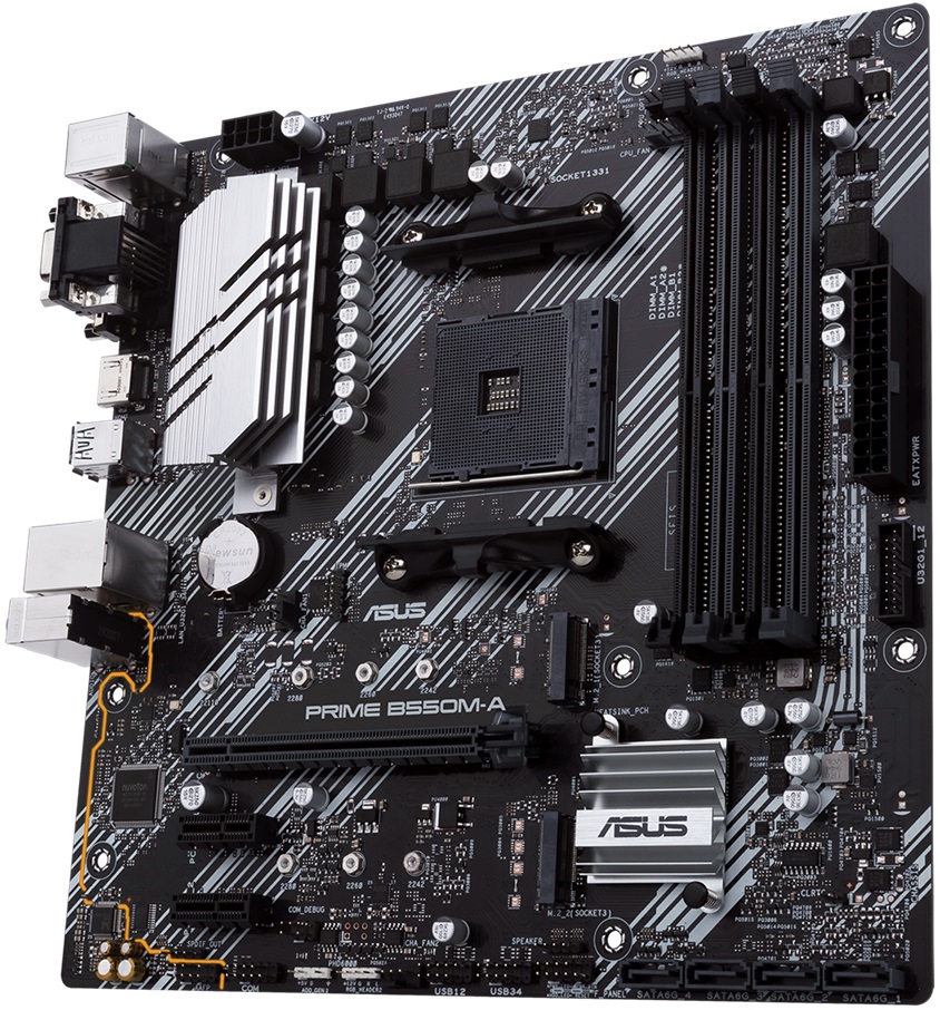 Материнская плата ASUS PRIME B550M-A (AM4, mATX) RTL
