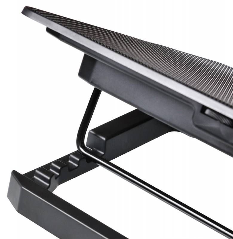 Подставка для ноутбука Buro BU-LCP156-B214H (15.6", 2x140mm Fan, USB, регулятор, black)