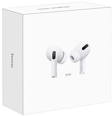 Гарнитура Hoco EW04 Plus (затычки, беспроводная, Bluetooth 5.1, с микрофоном, до 4 часов работы от батареи, white)