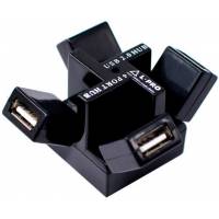 USB 2.0 HUB L-PRO #1135 (4 порта, black)
