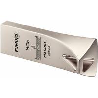 Флеш накопитель USB 2.0 16Gb FUMIKO MADRID (FMD-03, silver)