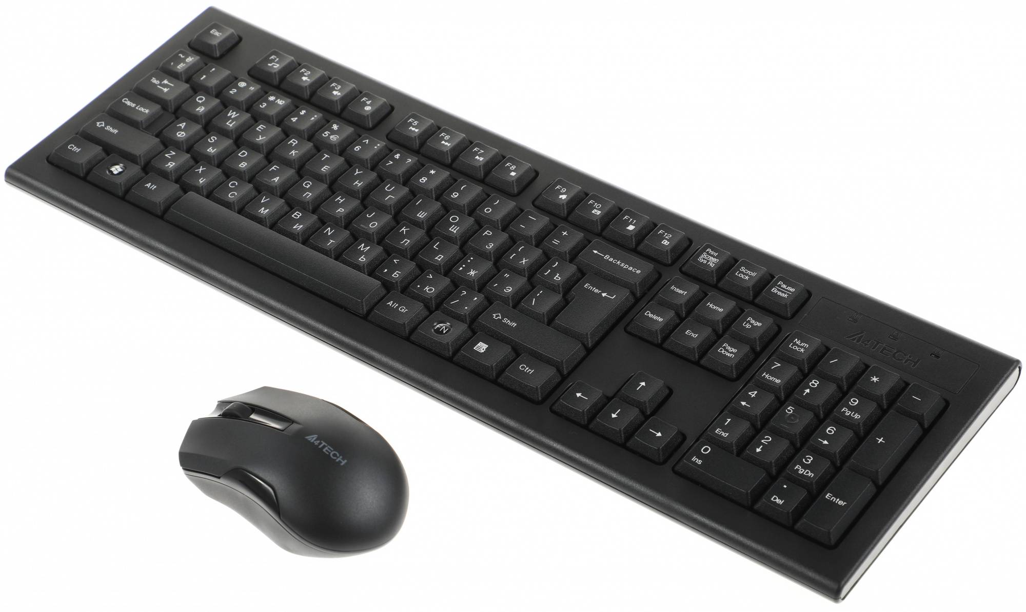 Клавиатура+мышь беспроводные A4Tech 3000NS (black)