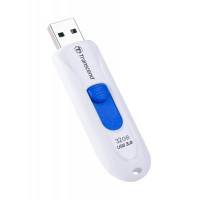 Флеш накопитель USB 3.1 32Gb Transcend JetFlash 790W (TS32GJF790W, 100MB/s, white-blue)