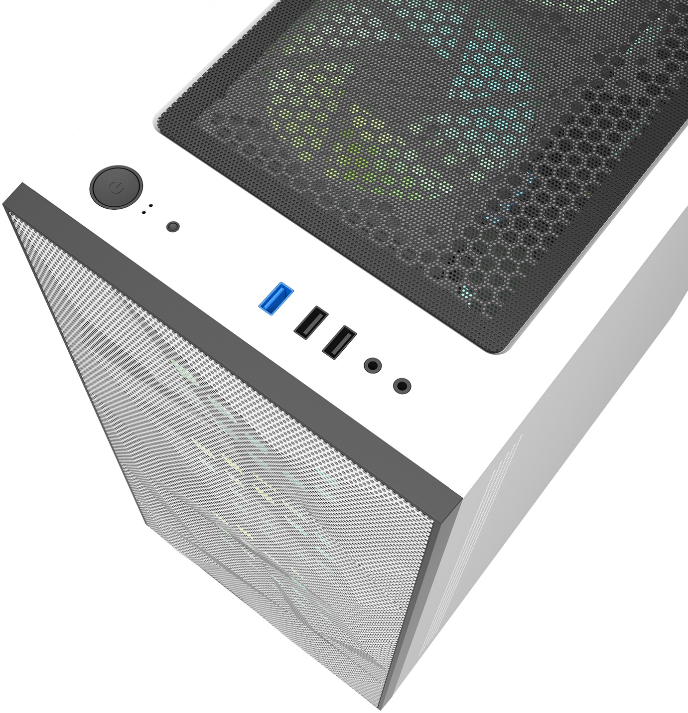 Корпус DARKFLASH DLM 21 MESH (без БП, mATX, USB3.0, white)