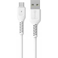 Кабель USB 2.0 Am - micro USB 1.0m (FCA01-01, 2A, быстрая зарядка, white) FUMIKO
