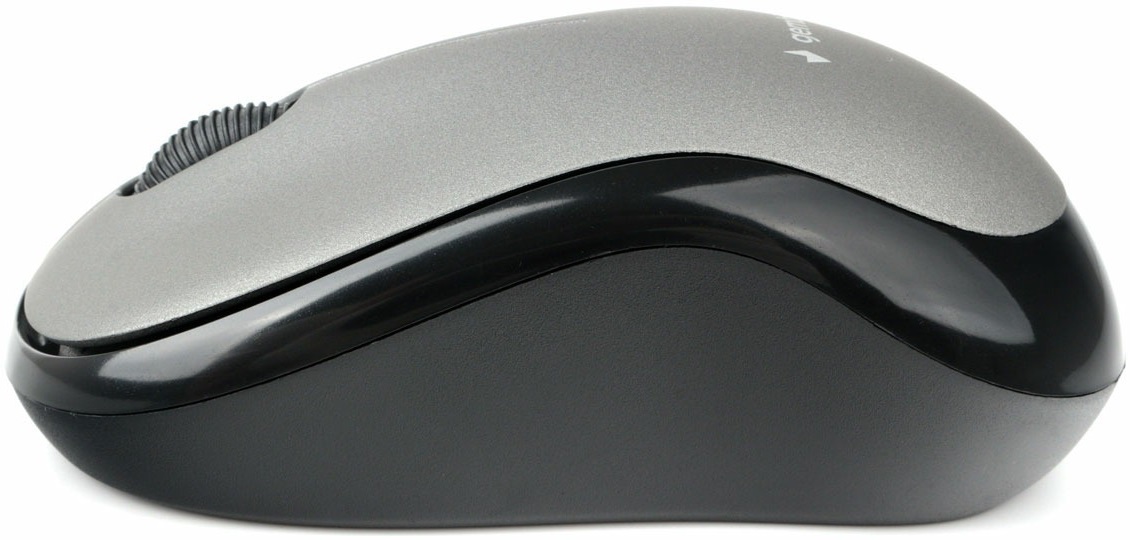 Мышь беспроводная Gembird MUSW-260 (optical, 1000dpi, 2xAAA, soft-touch, black-grey)