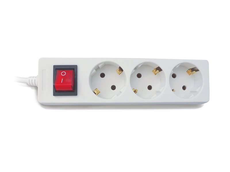 Сетевой фильтр PC Pet (AP02001K-5, 3 розетки, 5 метров, white) OEM