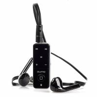 Беспроводной Bluetooth-ресивер/гарнитура QUMO Harmony с наушниками в комплекте (A2DP, AVRCP, HSP, HFS, 10m, 100mAh, black)