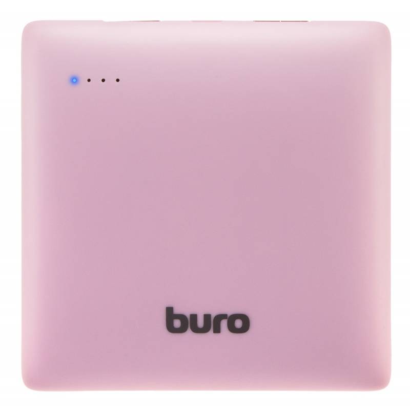 Внешний аккумулятор Buro RA-7500PL-PK (литий-ионный, 7500mAh, выход 2.1A, вход 1.5А, pink)