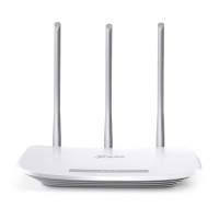 Роутер TP-LINK TL-WR845N (300Mbps, 2.4GHz, 4 ports, 100Mbps, 3 внешние несъёмные антенны 5dBi, white-grey)