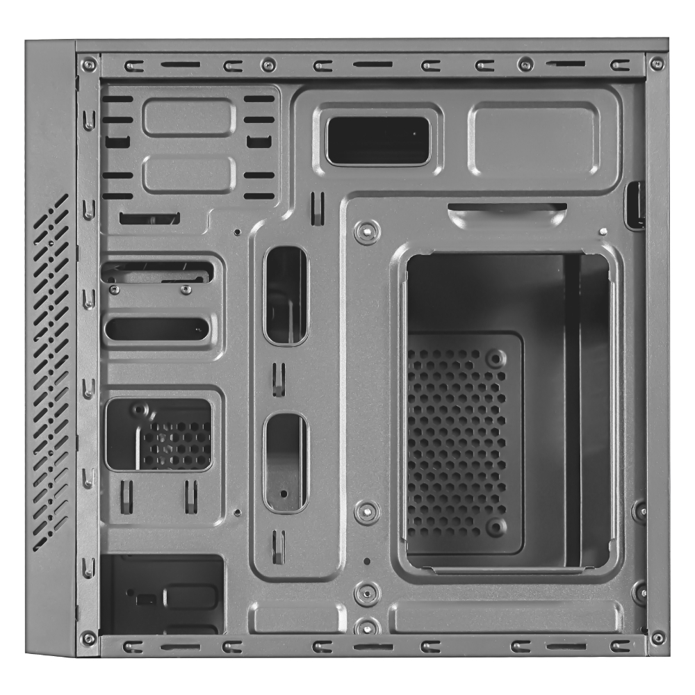 Корпус GINZZU D370 (без БП, mATX, RGB, black)