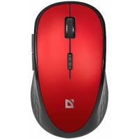 Мышь беспроводная Defender HIT MM-415 (optical, 1600dpi, 2xAAA, red)