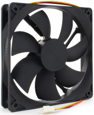 Вентилятор Gembird FANCASE3/BALL (120x120x25mm, ball, 2000rpm, 36dBa, 3pin, black) OEM