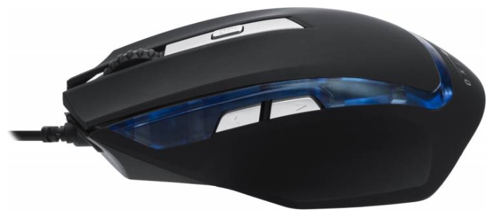 Мышь Oklick 715G (USB, optical, 1600dpi, игровая, 1.5m, black)