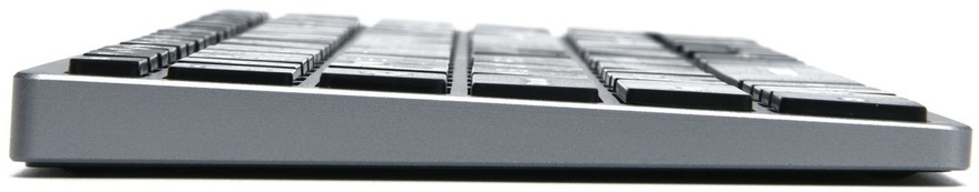 Клавиатура беспроводная Gembird KBW-2 (Bluetooth 3.0 / micro USB, аккумулятор 300mAh, ножничная, мультимедийная, black-grey)