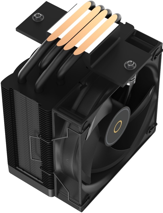 Вентилятор Ocypus Gamma A40 BK (1150/1151/1155/1156/1200/1700/1851/AM4/AM5, 100mm, Al, 600-2400rpm, <30dBa, 4 тепловые трубки, DTH, 4pin, PWM, 130W, black) RTL