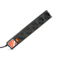 Сетевой фильтр КУБ (Powercube SPG-B-6-BLACK, 5 розеток, 1.9 метра, чёрный) RTL