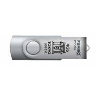 Флеш накопитель USB 2.0 4Gb FUMIKO TOKYO (FU04TOSILVER-01, silver)