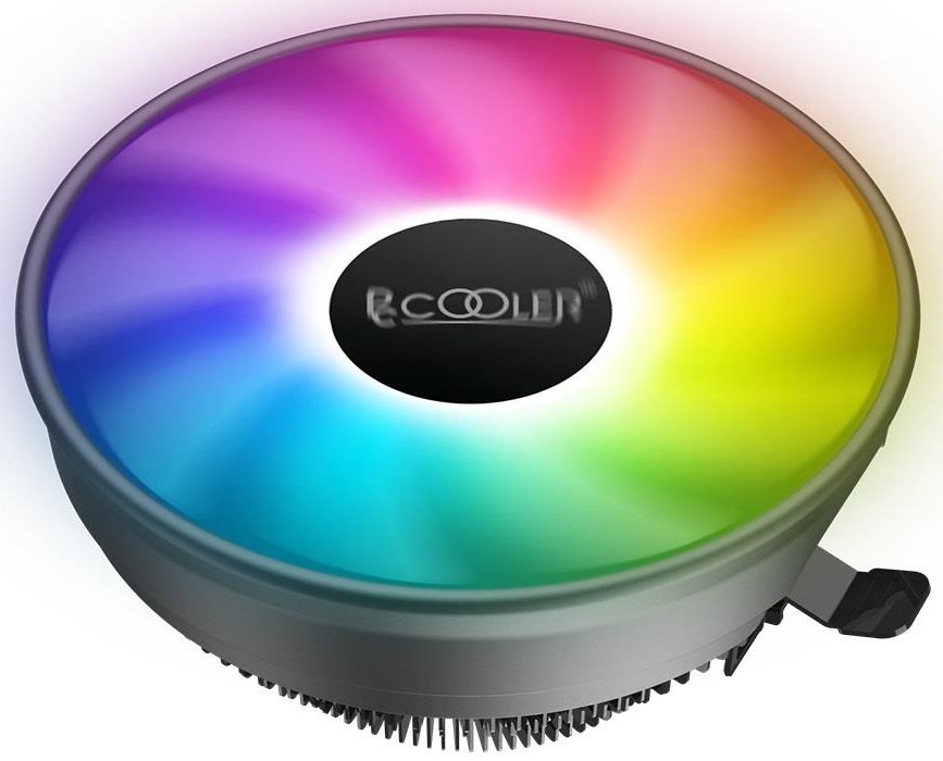 Вентилятор PCCOOLER E126M PRO (1150/1151/1155/1156/1200/1700/AM3/AM4/AM5, 120mm, Al, Hydro, 1000-1600rpm, <30dBa, 4pin, PWM, 92W, rainbow LED, black) RTL