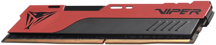 Память DDR4 8Gb PC25600, 3200MHz, Patriot (PVE248G320C8, Viper Elite II, black-red)