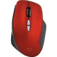 Мышь беспроводная QUMO Evo M61 (optical, 1600dpi, 2xAAA, black-red)