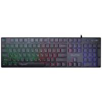 Клавиатура QUMO Signature К69 (USB, радужная подсветка, влагоустойчивая, 1.35m, black)