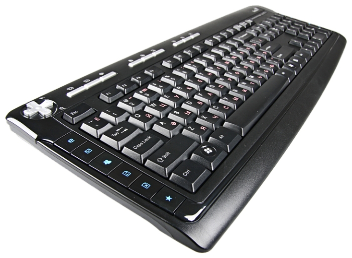 Клавиатура Genius KB350e (USB, мультимедийная, влагоустойчивая, black)