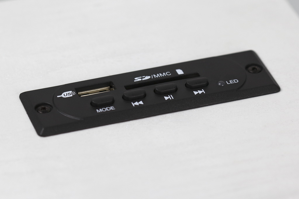Колонки SmartBuy SPARTA SBA-210 (12W, SD, USB, FM, MP3, WMA, white)