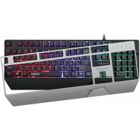 Клавиатура QUMO Twins K68 (USB, радужная подсветка, игровая, съёмные панели white/black)