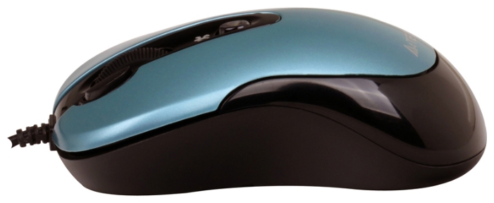 Мышь A4Tech N-61FX-3 (USB, optical, 1600dpi, black-blue)