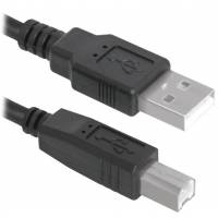 Кабель USB 2.0 Am - Bm 5.0m (USB04-17, black) Defender