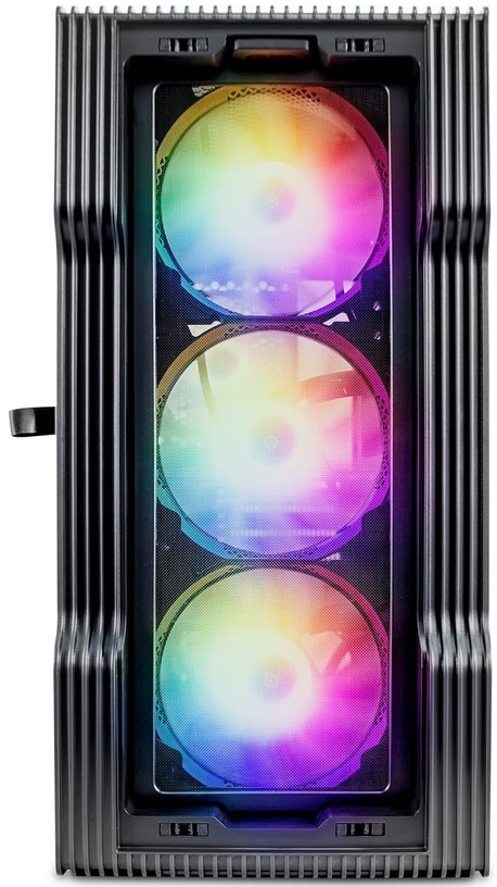 Корпус 1STPLAYER TRILOBITE T3 (T3-BK-4F1, без БП, mATX, USB3.0, black)